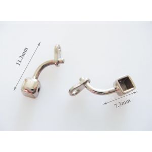 nose pad arm for plastic wood aluminum eyeglass frame,installed by screw on 