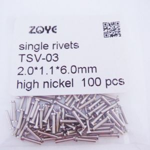 single rivets for eyeglass 1.1*6.0mm 