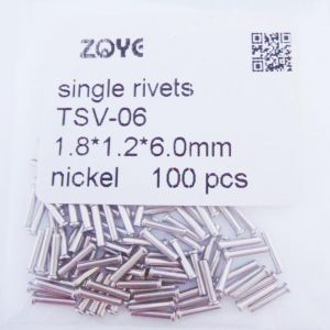 single rivets for eyeglass 1.2*6.0mm