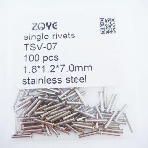metal rivets for eyeglass 1.2*7.0mm
