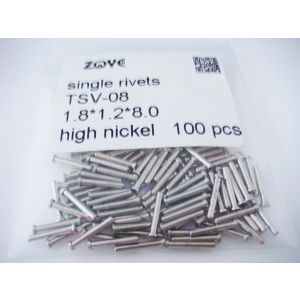 single rivets for eyeglass frame and hinges 1.2*8.0mm