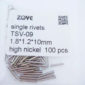 single rivets for eyeglass frame or hinges 1.2*10.0mm