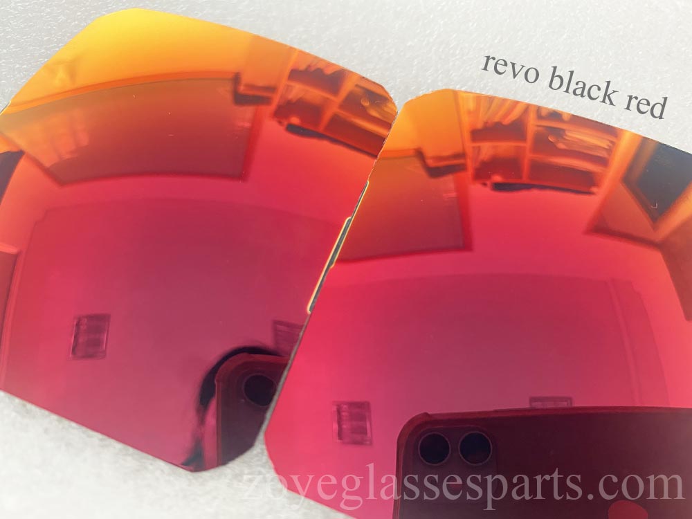 mirror red color polarized lenses TAC 65mm