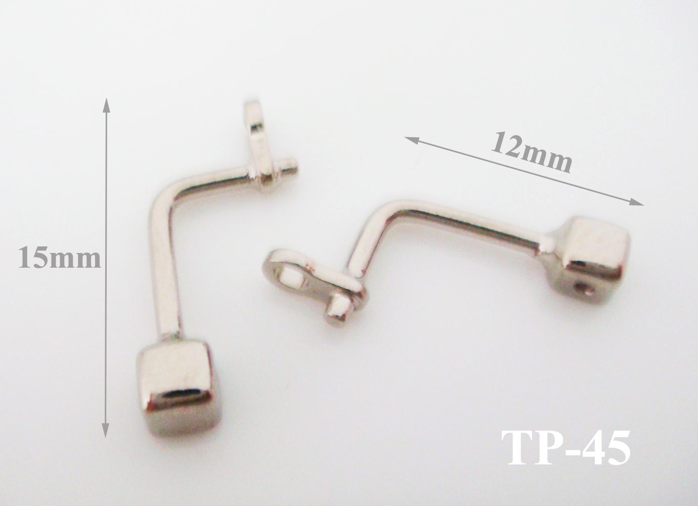 nose pad arms for plastic wood 3D printed eyeglass frames 12mm