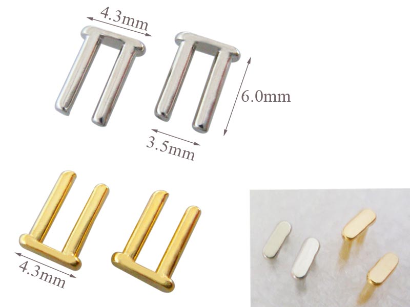 decorative pins for sunglass frame 6.0mm gold siver colors